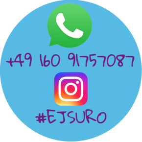 Auch bei WhatsApp #ejsuro auf Instagram abonieen
